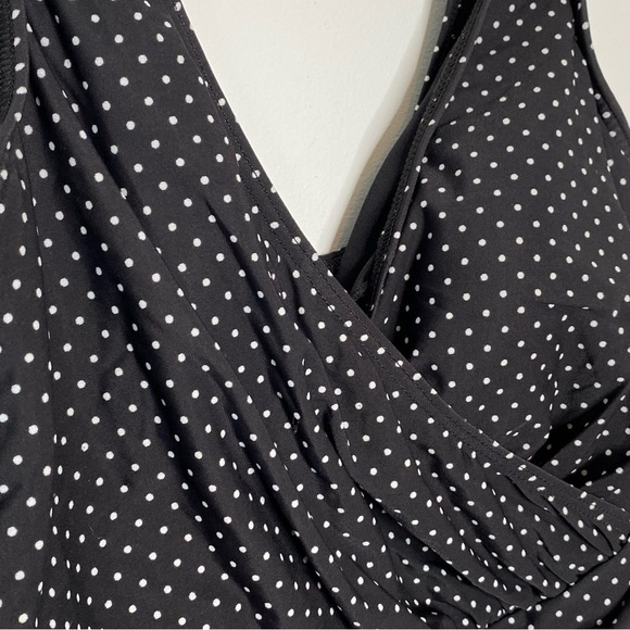 Miraclesuit Black and White Polka Dot Swimsuit - Picture 9 of 16